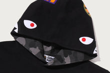 COLOR CAMO SHARK PULLOVER HOODIE