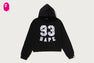 CAMO LACE PATCH BOXY CROPPED PULLOVER HOODIE