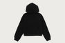 CAMO LACE PATCH BOXY CROPPED PULLOVER HOODIE