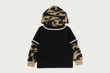 1ST CAMO BASEBALL LAYERED PULLOVER HOODIE