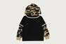 1ST CAMO BASEBALL LAYERED PULLOVER HOODIE