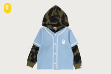 1ST CAMO BASEBALL LAYERED PULLOVER HOODIE
