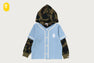 1ST CAMO BASEBALL LAYERED PULLOVER HOODIE