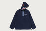 【BAPE BY KAZUKI KURAISHI】 SHARK FLEECE HALF ZIP PULLOVER HOODIE