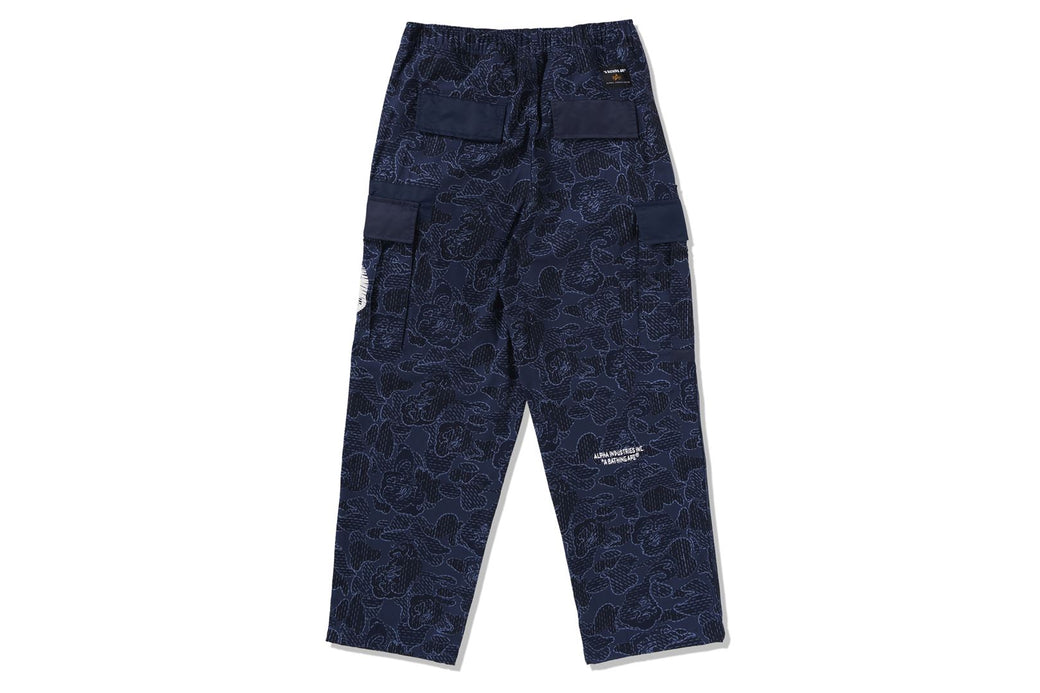 BAPE X ALPHA INDUSTRIES 6 POCKET PANTS bape