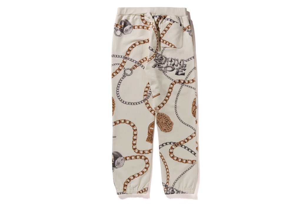 BAPE JEWELS SHARK SWEAT PANTS | bape.com