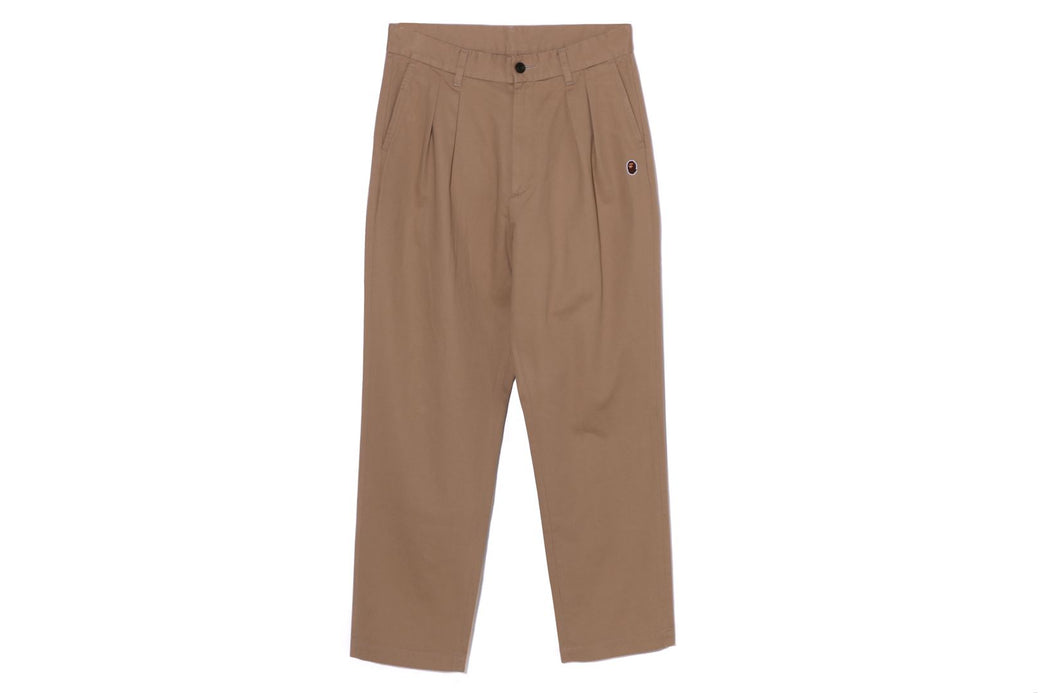 APE HEAD ONE POINT 2TUCK CHINO PANTS | bape.com