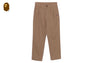 APE HEAD ONE POINT 2TUCK CHINO PANTS