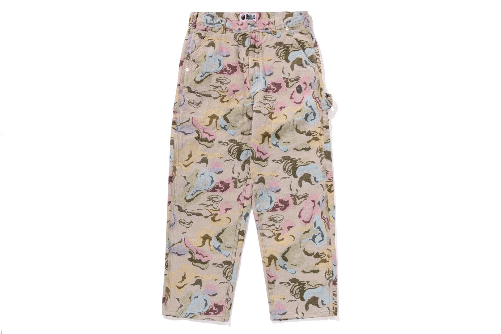 BAPE ART CAMO GOBELIN WORK PANTS | bape.com