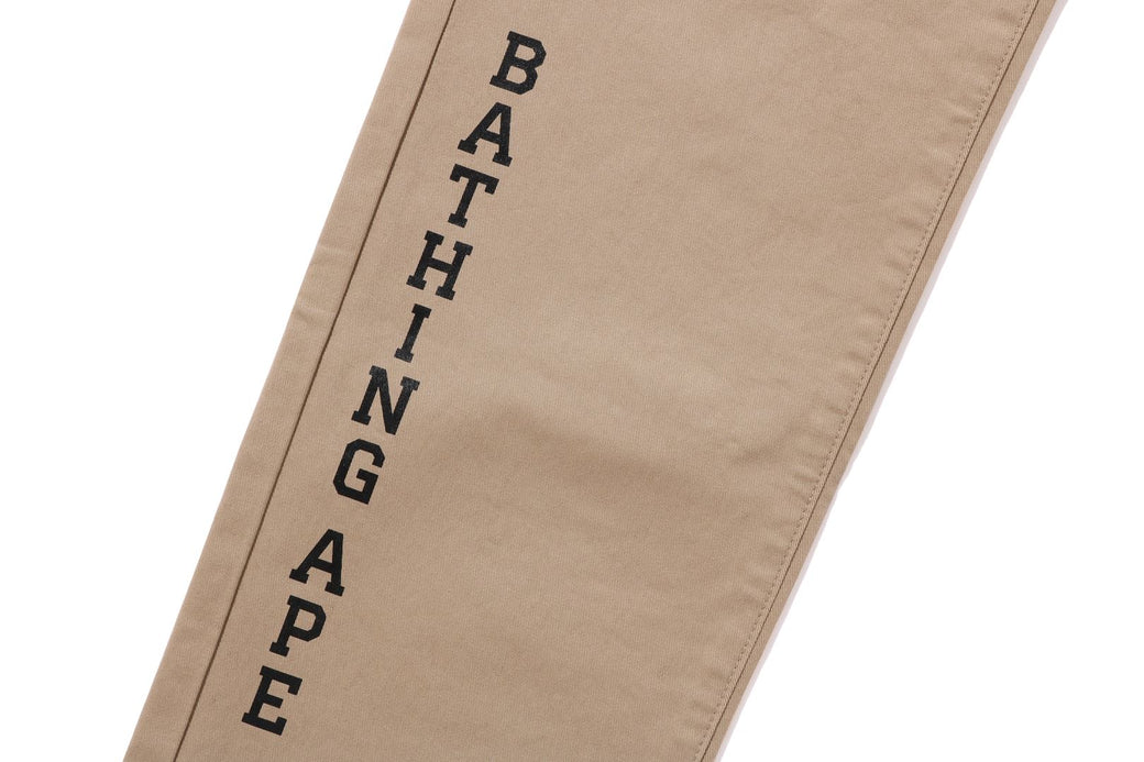 BATHING APE TUCK CHINO PANTS | bape.com