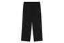 BAPE BLACK EASY PANTS WITH LOGO HEM TAPE