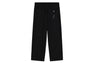 BAPE BLACK EASY PANTS WITH LOGO HEM TAPE