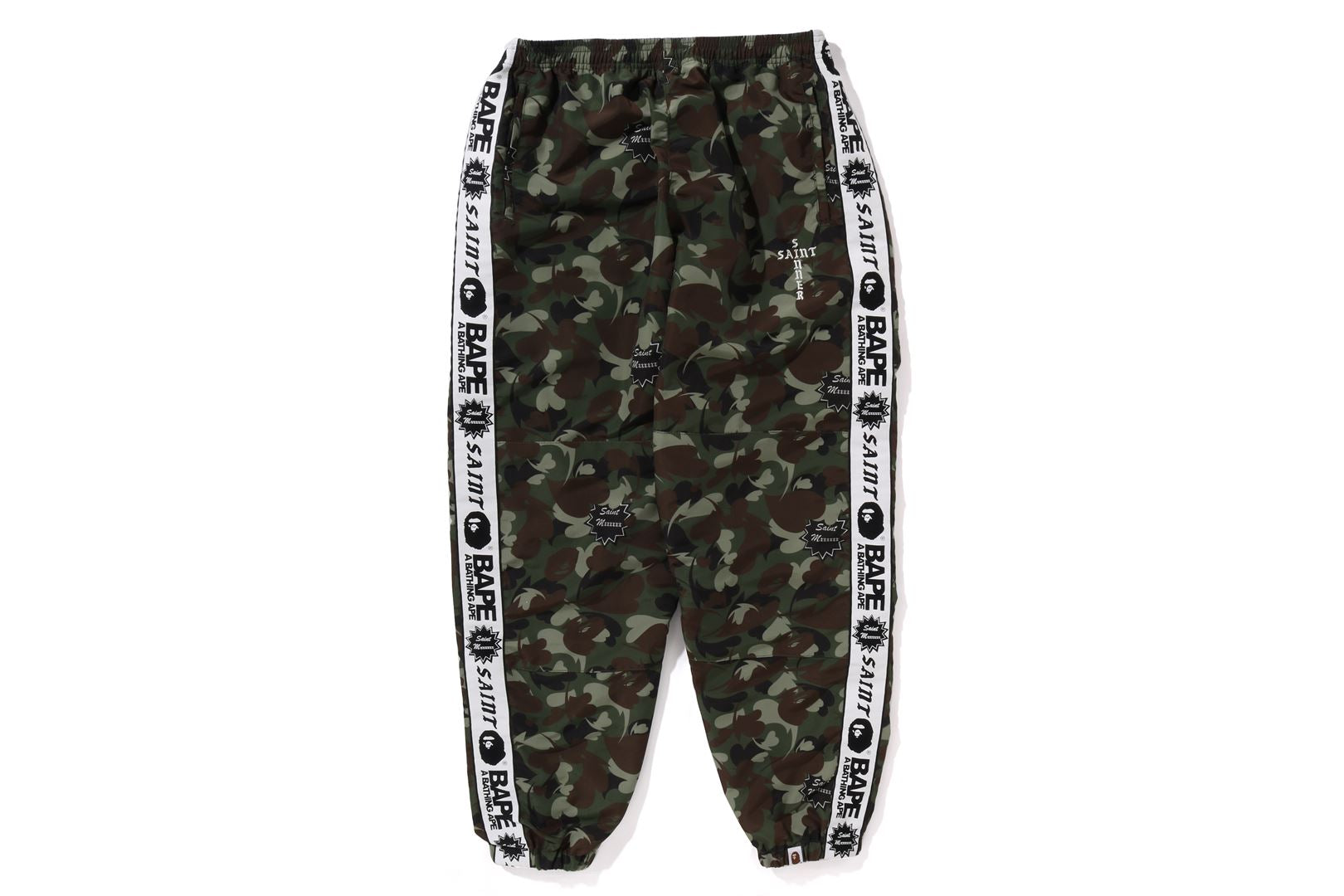 SAINT Mxxxxxx BAPE トラックパンツ ヘリン着用 - メルカリ