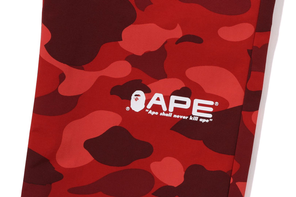 Bape red camo pants hotsell