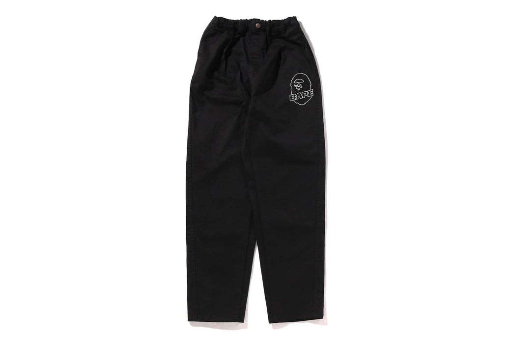 BAPE APE HEAD CURVED PANTS | bape.com