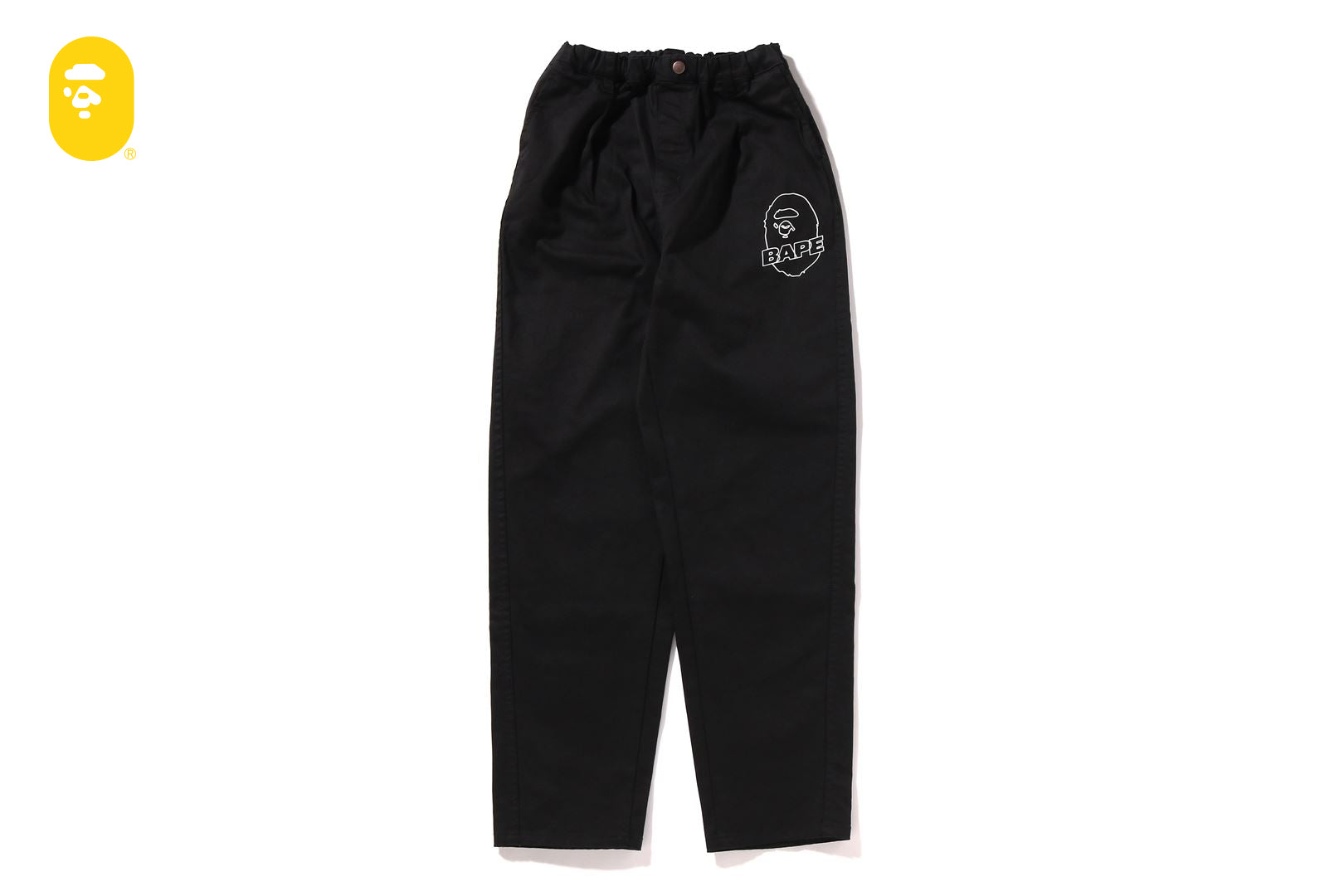 BAPE APE HEAD CURVED PANTS | bape.com