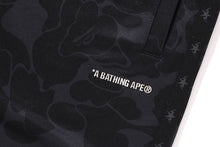 SOLID CAMO BATHING APE LOGO RELAXED FIT SWEAT PANTS