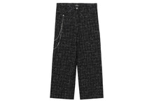 BAPE BLACK TWEED DRESS PANTS WITH ORNAMENTS