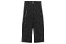 BAPE BLACK TWEED DRESS PANTS WITH ORNAMENTS