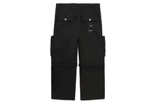 BAPE BLACK WIDE CARGO PANTS