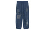 BAPE BLACK PATCHWORK INDIGO JOGGER PANTS