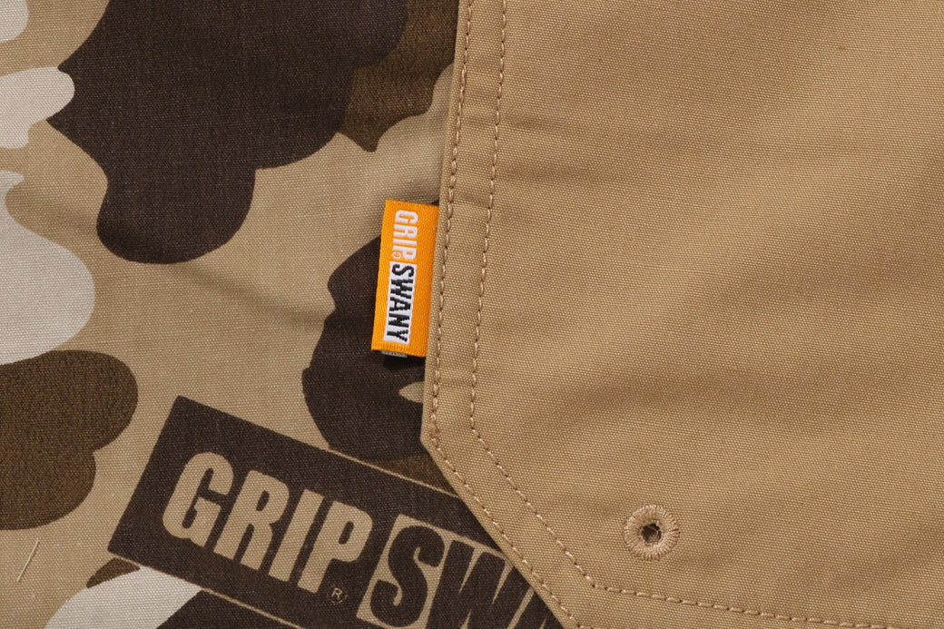 BAPE X GRIP SWANY 】 GR CAMO FIREPROOF CAMP PANTS | bape.com