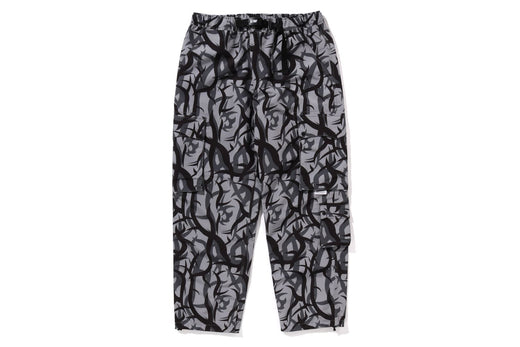 【 BAPE X NBHD 】TRIAL CAMO MULTI POCKET TRACK PANTS