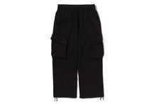 GARMENT DYE OVERSIZED FIT CARGO SWEATPANTS