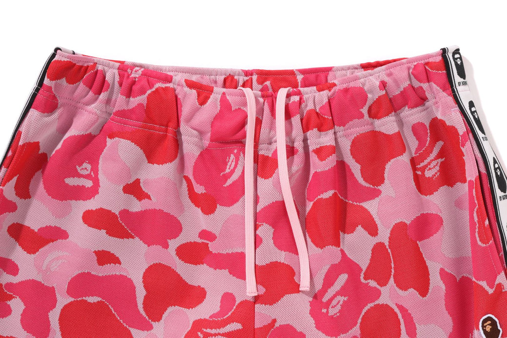 BAPE Pink ABC Camo Shark Shorts A Bathing Ape