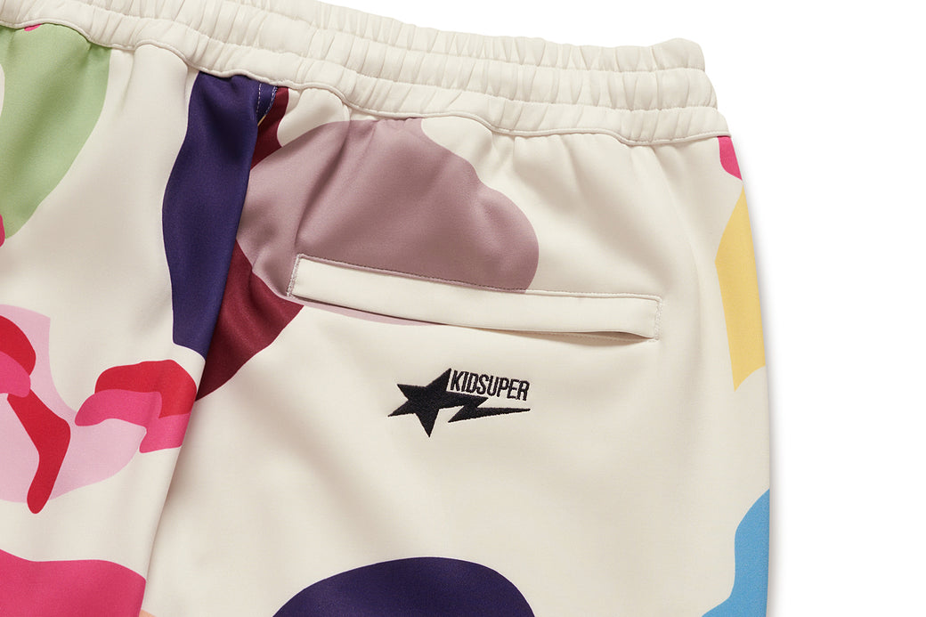 パンツ Awesome Boy REMAKE PISTE PATCHWORK TRACK BAPE X KIDSUPER 】PATCHWORK TRACKPANTS | bape.com