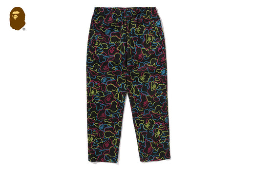 NEON CAMO RELAXED FIT TRACK PANTS