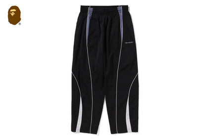 BATHING APE LOGO NYLON TRACK PANTS