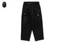 BAPE BLACK BELTED AIRPOD CHINO PANTS