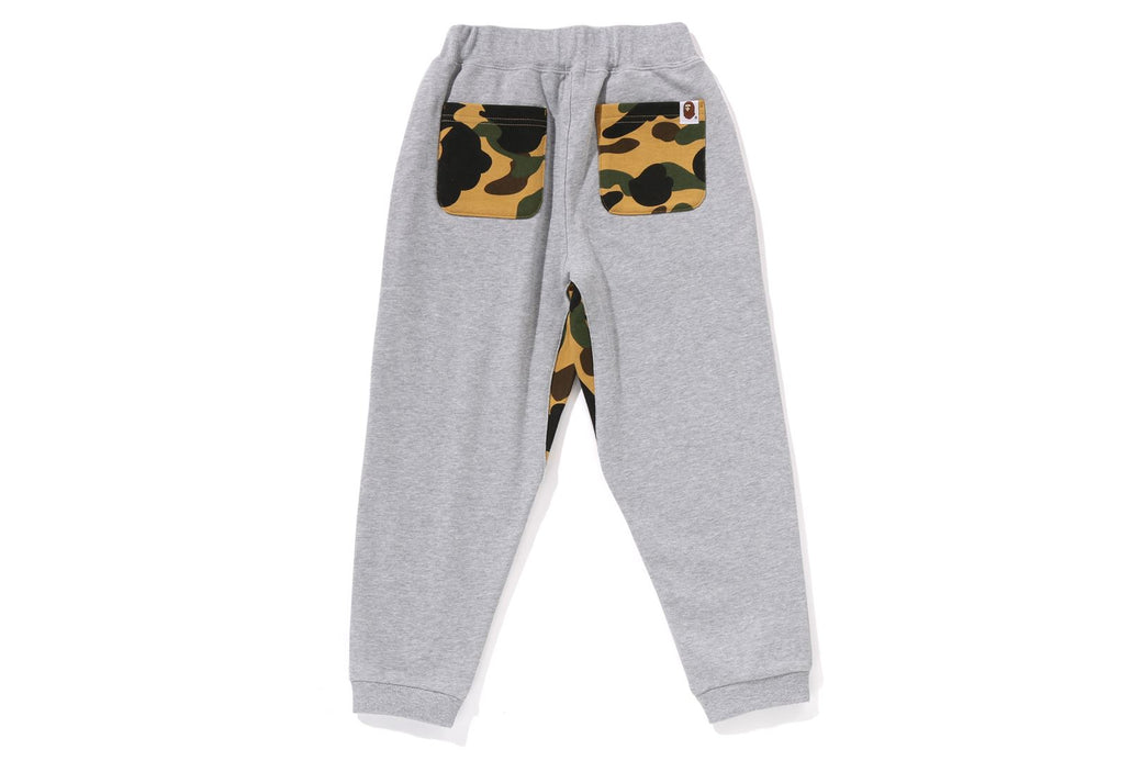 1ST CAMO COLLEGE SWEAT JOGGER PANTS | bape.com