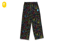 NEON CAMO JACQUARD TRACK PANTS