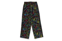 NEON CAMO JACQUARD TRACK PANTS