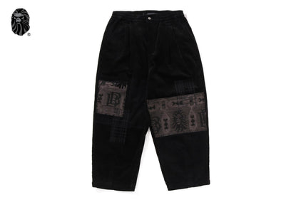 PATCHWORK CORDUROY PANTS