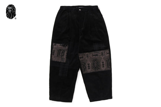 PATCHWORK CORDUROY PANTS