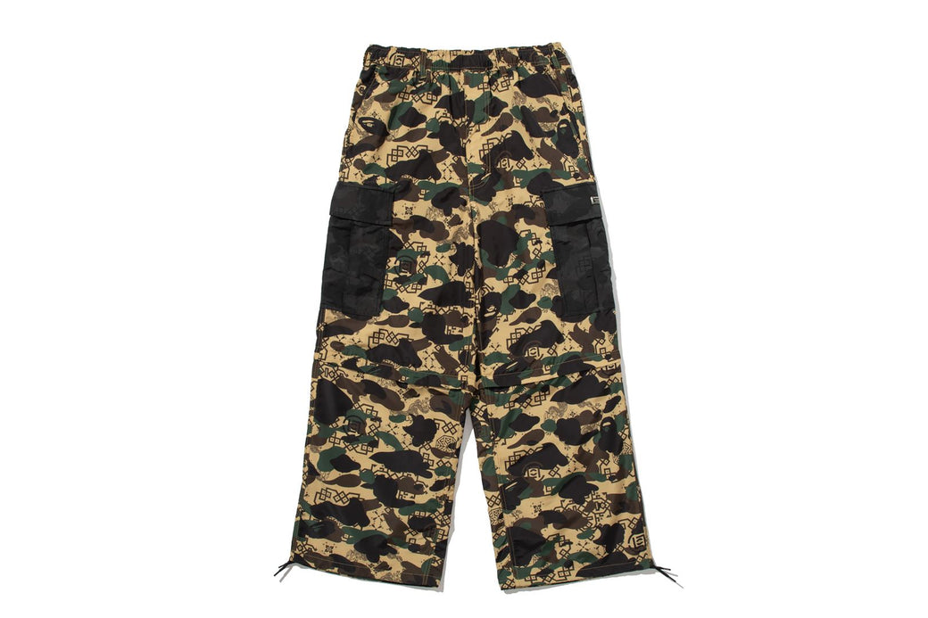BAPE X CLOT 】CAMO DETACHABLE RELAXED FIT CARGO PANTS | bape.com