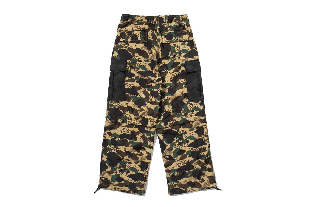 BAPE X CLOT 】CAMO DETACHABLE RELAXED FIT CARGO PANTS | bape.com