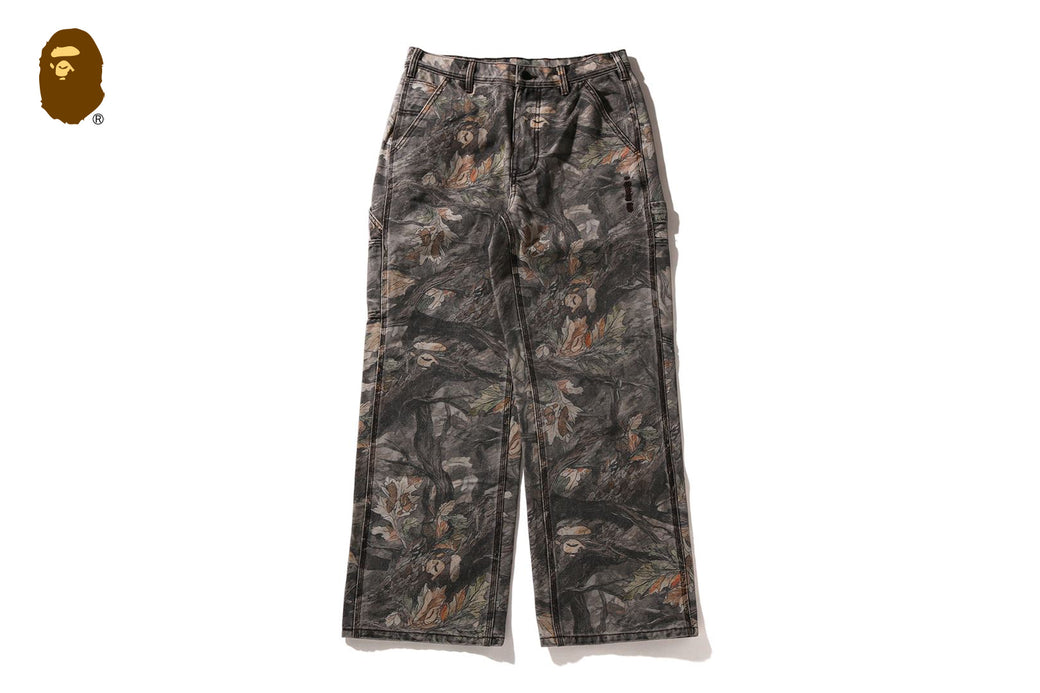TREE EDGE CAMO RELAXED FIT WORK PANTS | bape.com