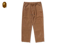 ONE POINT HEAVY WASHED CORDUROY RELAXED FIT EASY PANTS