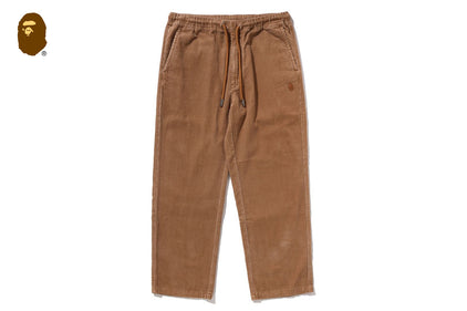 ONE POINT HEAVY WASHED CORDUROY RELAXED FIT EASY PANTS