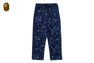 COLOR CAMO METAL LOGO RELAXED FIT TRACK SWEAT PANTS
