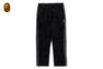 SOLID CAMO VELOUR METAL ONE POINT RELAXED FIT TRACK PANTS