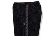 SOLID CAMO VELOUR METAL ONE POINT RELAXED FIT TRACK PANTS