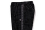 SOLID CAMO VELOUR METAL ONE POINT RELAXED FIT TRACK PANTS