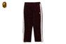 SOLID CAMO VELOUR METAL ONE POINT RELAXED FIT TRACK PANTS