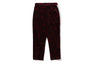 SOLID CAMO VELOUR METAL ONE POINT RELAXED FIT TRACK PANTS