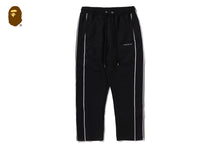 LINE CAMO JACQUARD METAL LOGO RELAXED FIT TRACK SWEAT PANTS